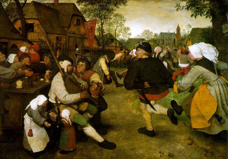 The Peasant Dance fdg, BRUEGEL, Pieter the Elder